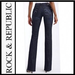 Rock & Republic Kasandra Mid Rise Bootcut Jeans